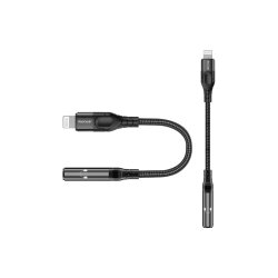 Rixus RXMU36L Lightning Connector to 3.5mm Audio Adapter Female 10cm