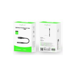 Rixus RXMU36L Lightning Connector to 3.5mm Audio Adapter Female 10cm
