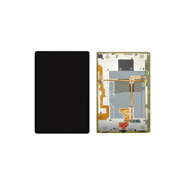 Sk�rm til Samsung Galaxy Tab S9 X710 / X716 uden ramme Sort Service Pack