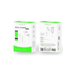 Rixus RXHD56LW Lightning Connector Kablede earbuds med Microphone Hvid