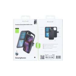 Rixus Duo Magnetic Detachable Wallet Cover til Samsung Galaxy S23 S911B Sort