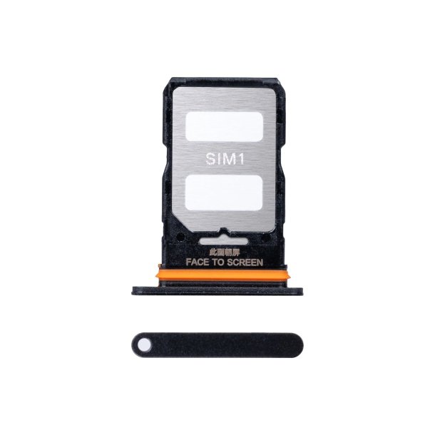 SIM-bakke til Xiaomi Redmi Note 13 Pro Plus 5G Sort OEM