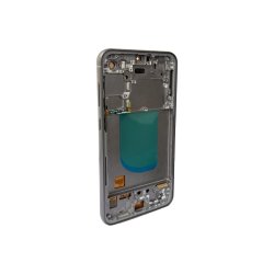 Sk�rm til Samsung Galaxy S23 FE S711B med ramme Graphite Soft-OLED 120Hz
