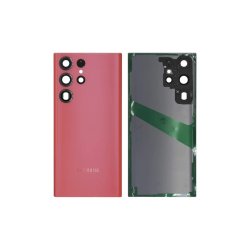Bagcover til Samsung Galaxy S23 Ultra S918B med kameralinse R�d Original