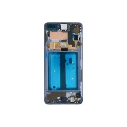 Sk�rm til Samsung Galaxy S10 5G G977B med ramme Majestic Sort Service Pack