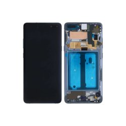 Sk�rm til Samsung Galaxy S10 5G G977B med ramme Majestic Sort Service Pack