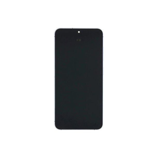 Sk�rm til Samsung Galaxy S24 S921B med ramme Sapphire Bl� Service Pack formonteret
