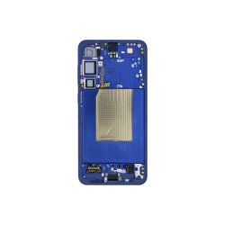 Sk�rm til Samsung Galaxy S25 Plus S936B med ramme Navy Service Pack