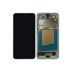 Sk�rm til Samsung Galaxy S25 S931B med ramme Mint Service Pack formonteret