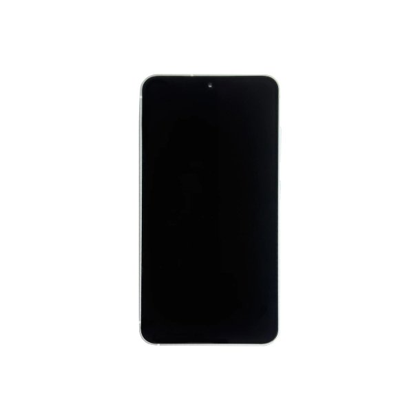 Sk�rm til Samsung Galaxy S25 S931B med ramme Icy Bl� Service Pack formonteret