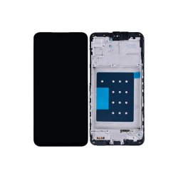 Sk�rm til Samsung Galaxy A16 5G A166B med ramme Bl� Sort Incell