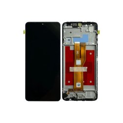 Sk�rm til Samsung Galaxy A07 4G A075F med ramme Gr� OEM