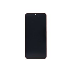 Sk�rm til Samsung Galaxy A26 A266B med ramme Peach Pink Service Pack