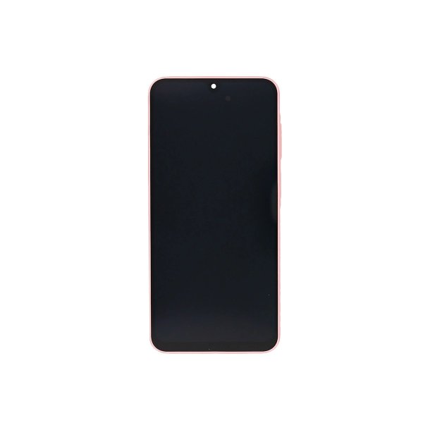Sk�rm til Samsung Galaxy A26 A266B med ramme Peach Pink Service Pack