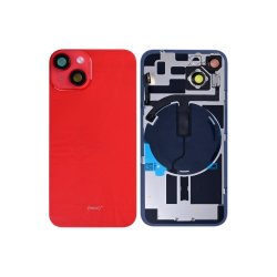 Bagglas til iPhone 14 med NFC , Enlarge Camera Frame R�d Kompatibel