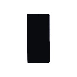 Sk�rm til Samsung Galaxy S21 Ultra 5G G998B med ramme Phantom S�lv Service Pack formonteret