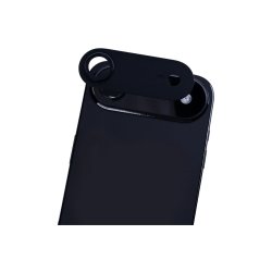 Rixus Ultra Clear kamerabeskyttelse til iPhone 17 Air Space Sort