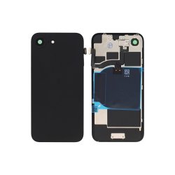 Bagglas til iPhone 16e med NFC og forst�rret kameraramme Sort Kompatibel
