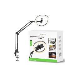 Rixus RXLG30 Ring Light med bordbeslag 10"