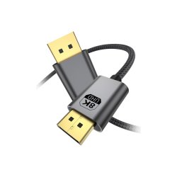 Rixus RXDP15 DisplayPort-kabel 8K 5m Space Gr�