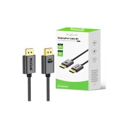 Rixus RXDP15 DisplayPort-kabel 8K 5m Space Gr�