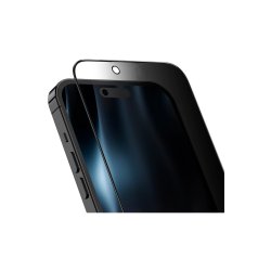 Rixus sk�rmbeskyttelse til iPhone 15 Pro Max H�rdet glas Privacy med Fit Box