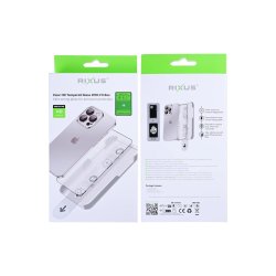 Rixus sk�rmbeskyttelse til iPhone 16 H�rdet glas Clear HD med Fit Box