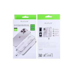 Rixus sk�rmbeskyttelse til iPhone 15 Pro Max H�rdet glas Clear HD med Fit Box
