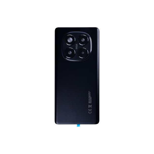 Bagcover til Xiaomi Redmi Note 14 Pro 4G med kameralinse Midnight Sort OEM