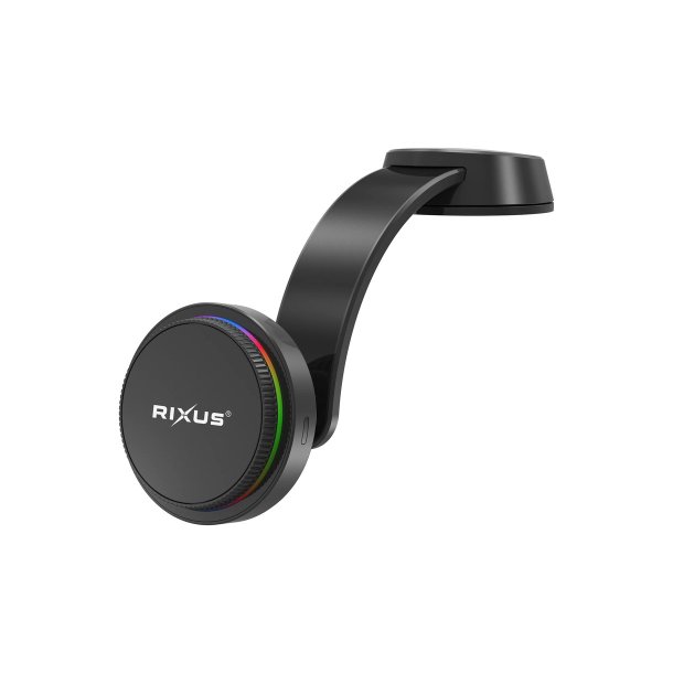 Rixus RXWC24 Ice Cooling med Wireless Charging Car Mount 25W Sort