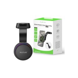 Rixus RXWC24 Ice Cooling med Wireless Charging Car Mount 25W Sort