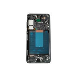 Sk�rm til Samsung Galaxy S23 Plus S916B med ramme Phantom Sort Soft-OLED 120Hz
