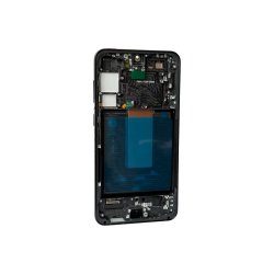 Sk�rm til Samsung Galaxy S23 Plus S916B med ramme Phantom Sort Soft-OLED 120Hz