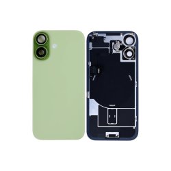 Bagglas til iPhone 17 med NFC og forst�rret kameraramme Sage Pulled