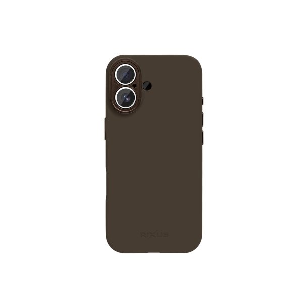 Rixus ProShield Cover med MagSafe til iPhone 16 Dark Brown