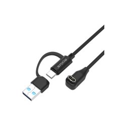 Rixus RXGM02 Ladekabel til Garmin Smartwatch 1m Sort