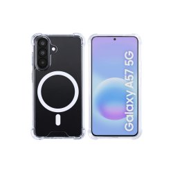 Rixus Anti-Burst Cover med MagSafe til Samsung Galaxy A57 A576B Transparent