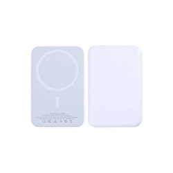 Til iPhone 12, 13, 14, 15, 16, 17 serien Battery Pack Magnetic Charging 15W 10000mAh Hvid