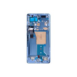 Sk�rm til Motorola Edge 40 Pro / Moto X40 med ramme Lunar Bl� OEM