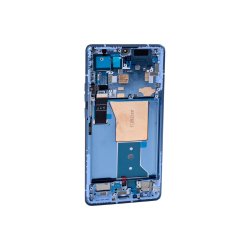 Sk�rm til Motorola Edge 40 Pro / Moto X40 med ramme Lunar Bl� OEM