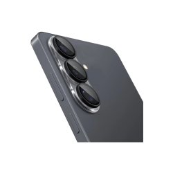 Rixus Metal Shield kamerabeskyttelse i h�rdet glas til Samsung Galaxy S26 Plus S�lv Shadow