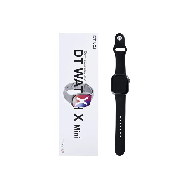DTNO 1 DTWatch X Mini Smartwatch Sort