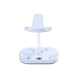 Til Sony PlayStation 5 PG-P5V001S PS5 VR dobbeltoplader Sort og Hvid med lys