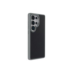 Rixus Mag Carbon Cover med MagSafe til Samsung Galaxy S26 Ultra Titanium Gr�