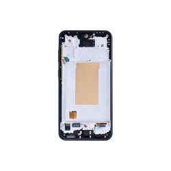 Sk�rm til Samsung Galaxy A36 A366B med ramme Sort Incell