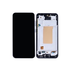 Sk�rm til Samsung Galaxy A36 A366B med ramme Sort Incell