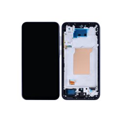 Sk�rm til Samsung Galaxy A35 A356B med ramme Navy Incell