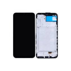 Sk�rm til Samsung Galaxy A25 A256B med ramme Brave Sort Incell