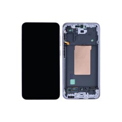 Sk�rm til Samsung Galaxy A56 A566B med ramme Graphite Incell
