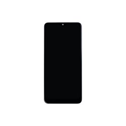 Sk�rm til Samsung Galaxy A22 4G A225F med ramme Sort Incell